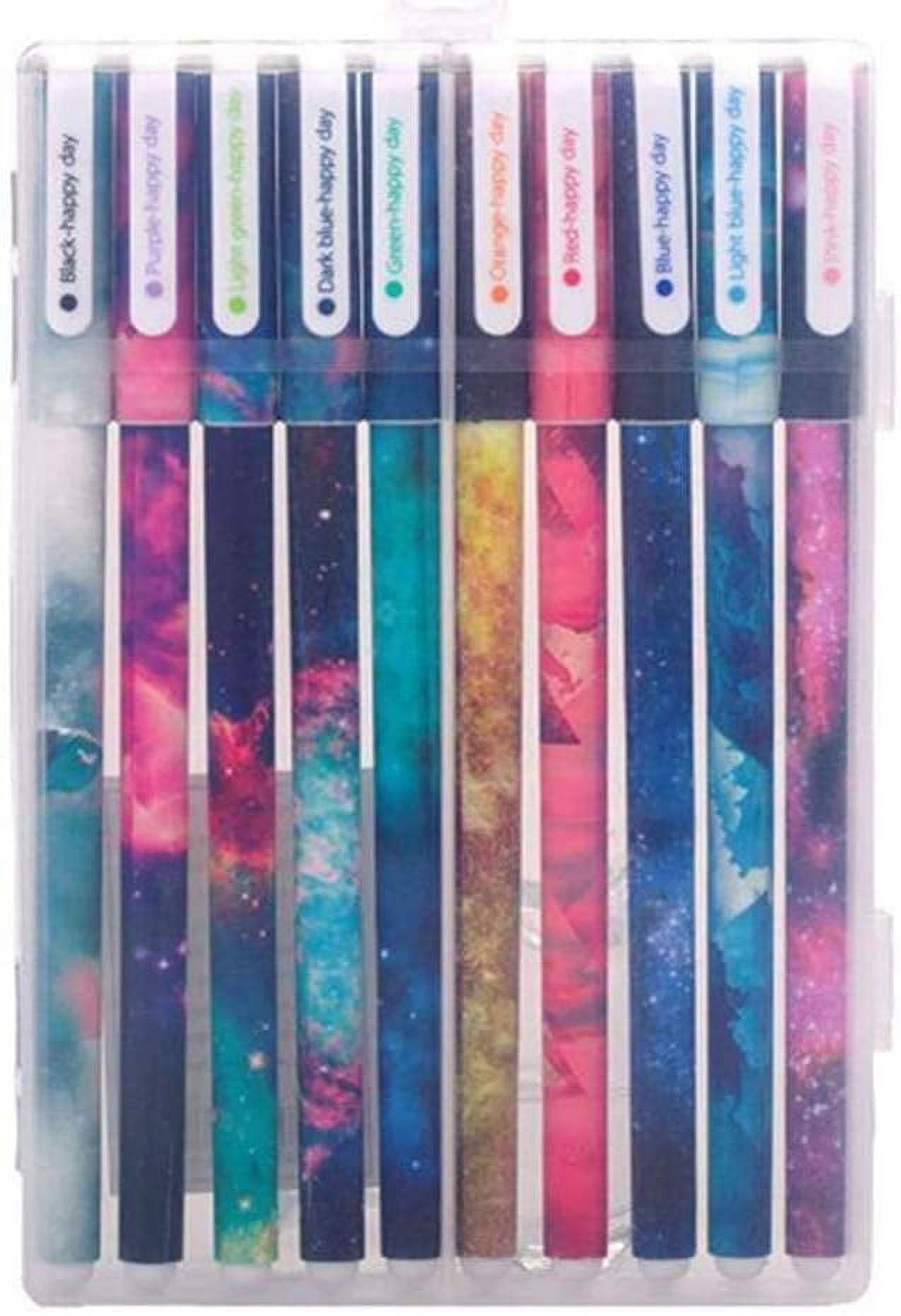 Colors Cute Pens for Girls,Multi Colored Pens for Bullet Journal Colorful  Gel Ink Pens Multi Colored Pens for Bullet Point Pens for Kids Girls  Children Students Teens Gifts(0.38mm）(C) 