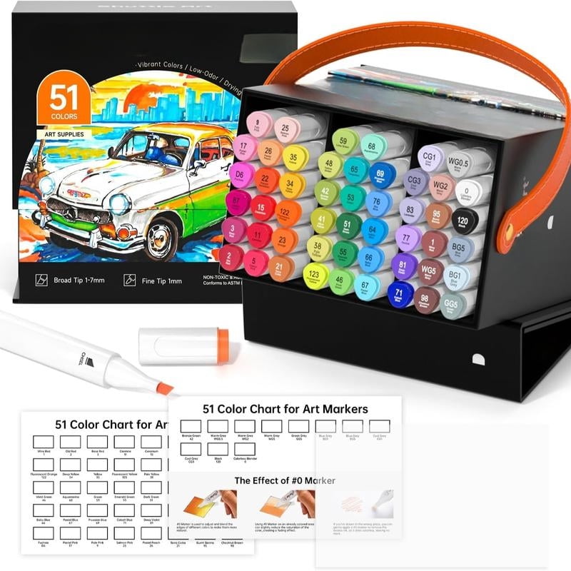 Colors Dual Tip Alcohol Based Art Markers, Colors plus 1 Blender ...