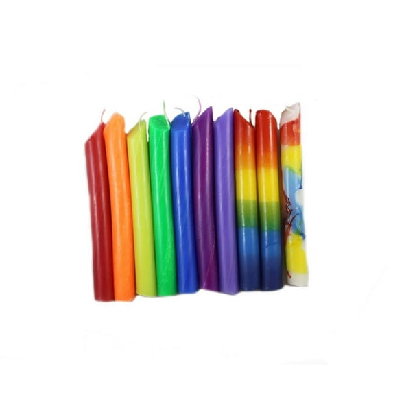 Colors Of The Rainbow - Drip Candle 10 Pack