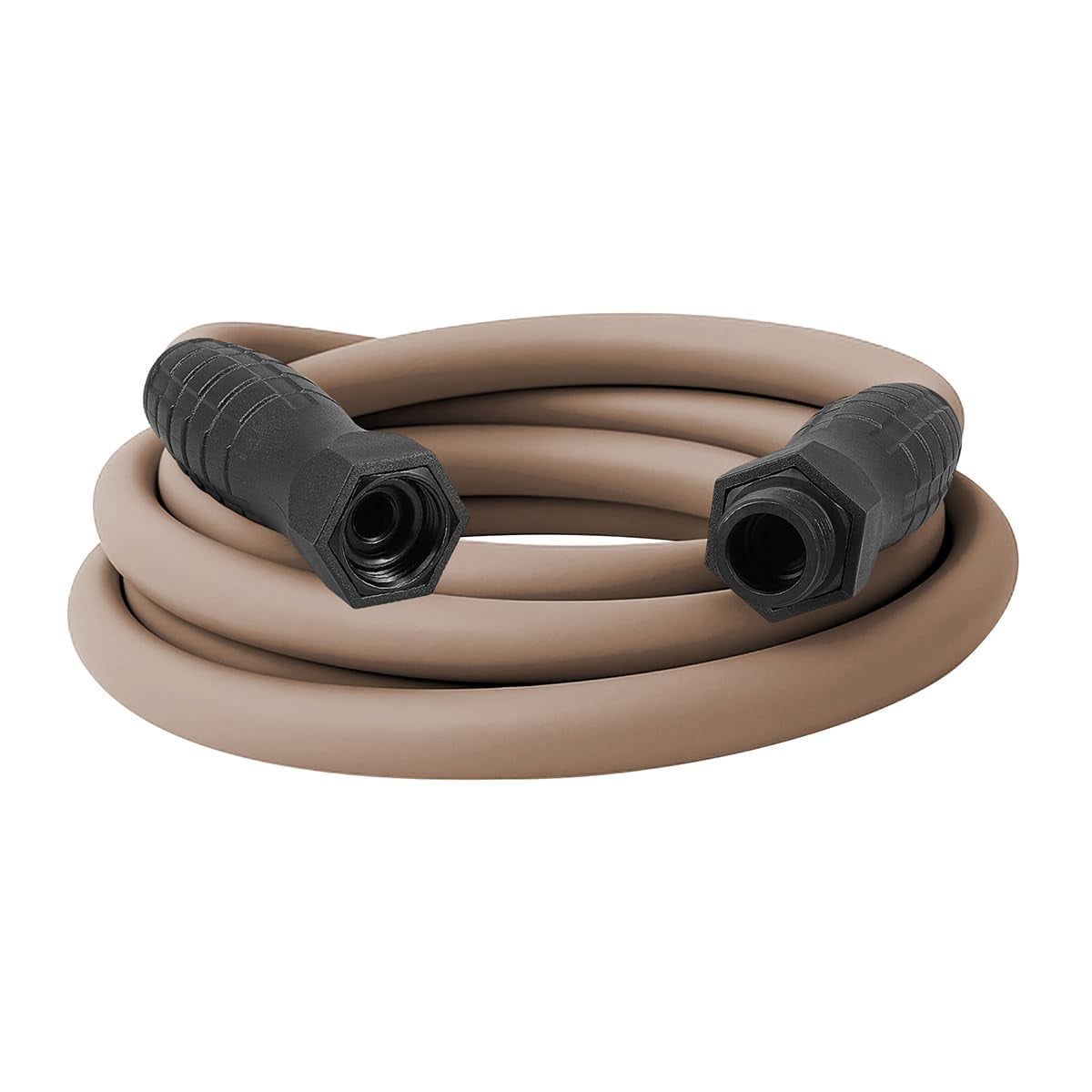 Colors Swivelgrip Garden Hose 5/8 In. X 10 Ft.  Lightweight All-weather Water Durable And Flexible Leak-free Connections Brown Mulch