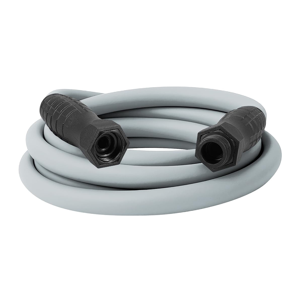 Colors Swivelgrip Garden Hose 5/8 In. X 10 Ft.  Lightweight All-weather Water Durable And Flexible Leak-free Connections Slate Grey