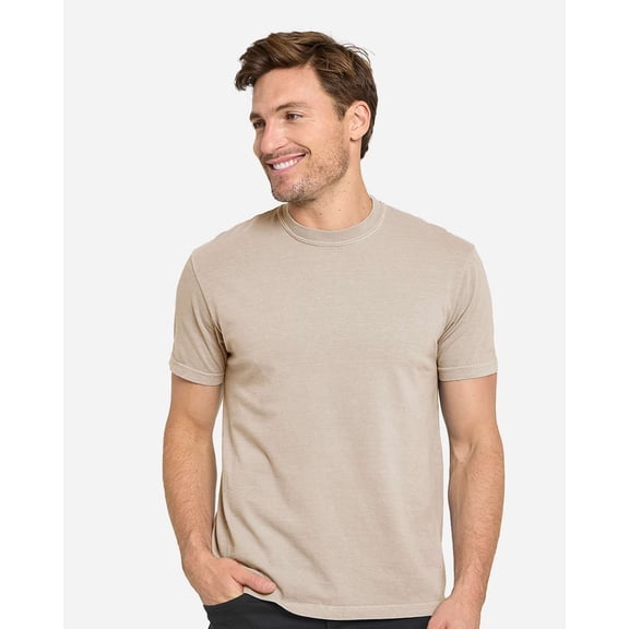 Threadfast Apparel C1200 Colors Garment-Dyed T-Shirt-Sand-L