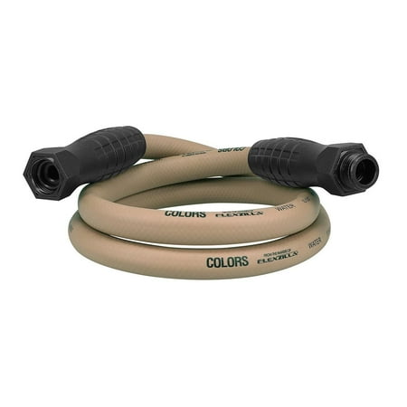 Colors™ from the makers of Flexzilla, SwivelGrip® Garden Hose, 5/8" x 5', Brown Mulch