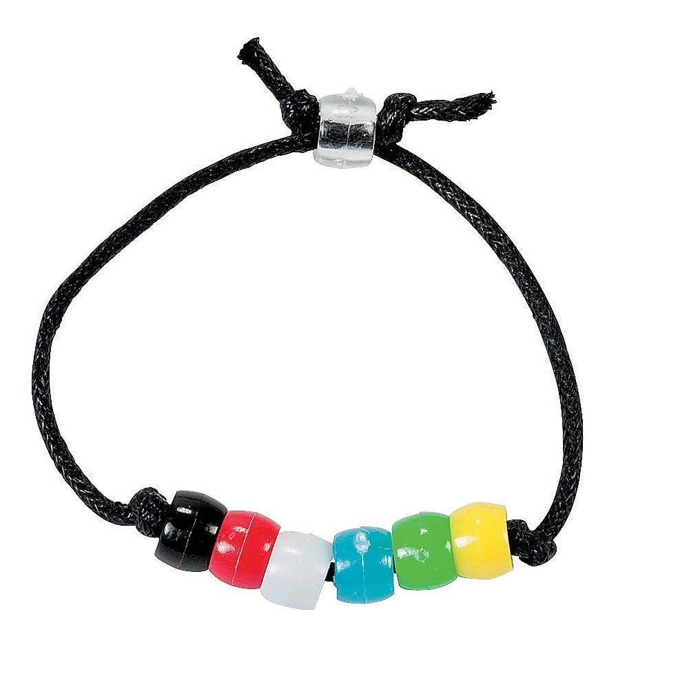 ORIENTAL TRADING COMPANY Colors of Faith Bracelet Craft Kit, Craft Kits, Kids Bracelet, Kids Jewelry Craft Kits, 12 Pieces, Other