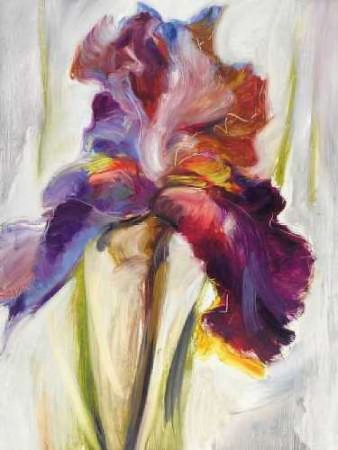 Colors of Iris I Canvas Art - Maria Zielinska (22 x 28)
