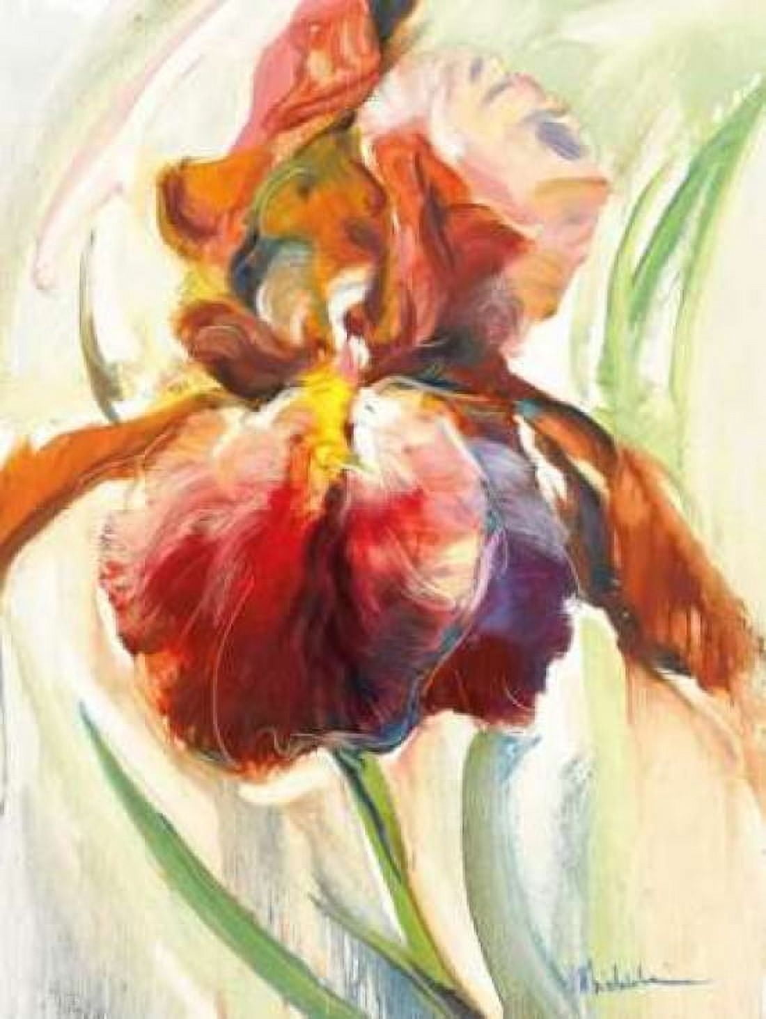 Colors of Iris II Canvas Art - Maria Zielinska (22 x 28)