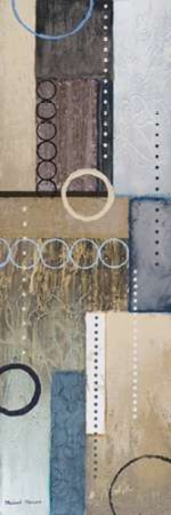 Colors of Rain I Canvas Art - Michael Marcon (8 x 24)
