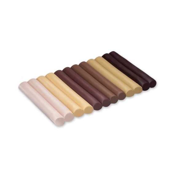Colors of the World Modeling Clay - Beige, Tan, Light Brown, Dark Brown, and More - 12 Piece - 5.3 Oz