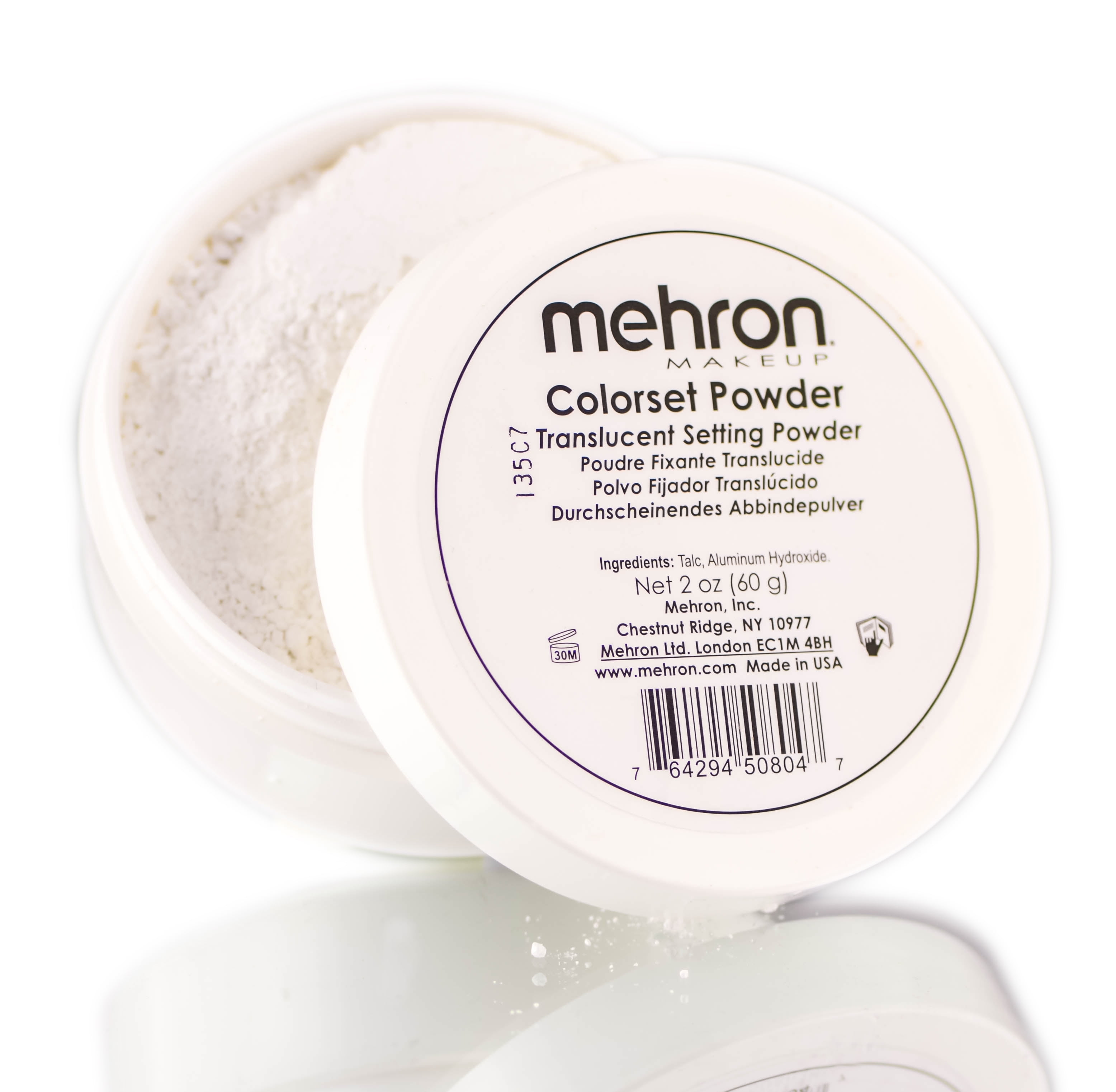 Translucent Matte Oil-Absorbing Setting Powder in Round Jar