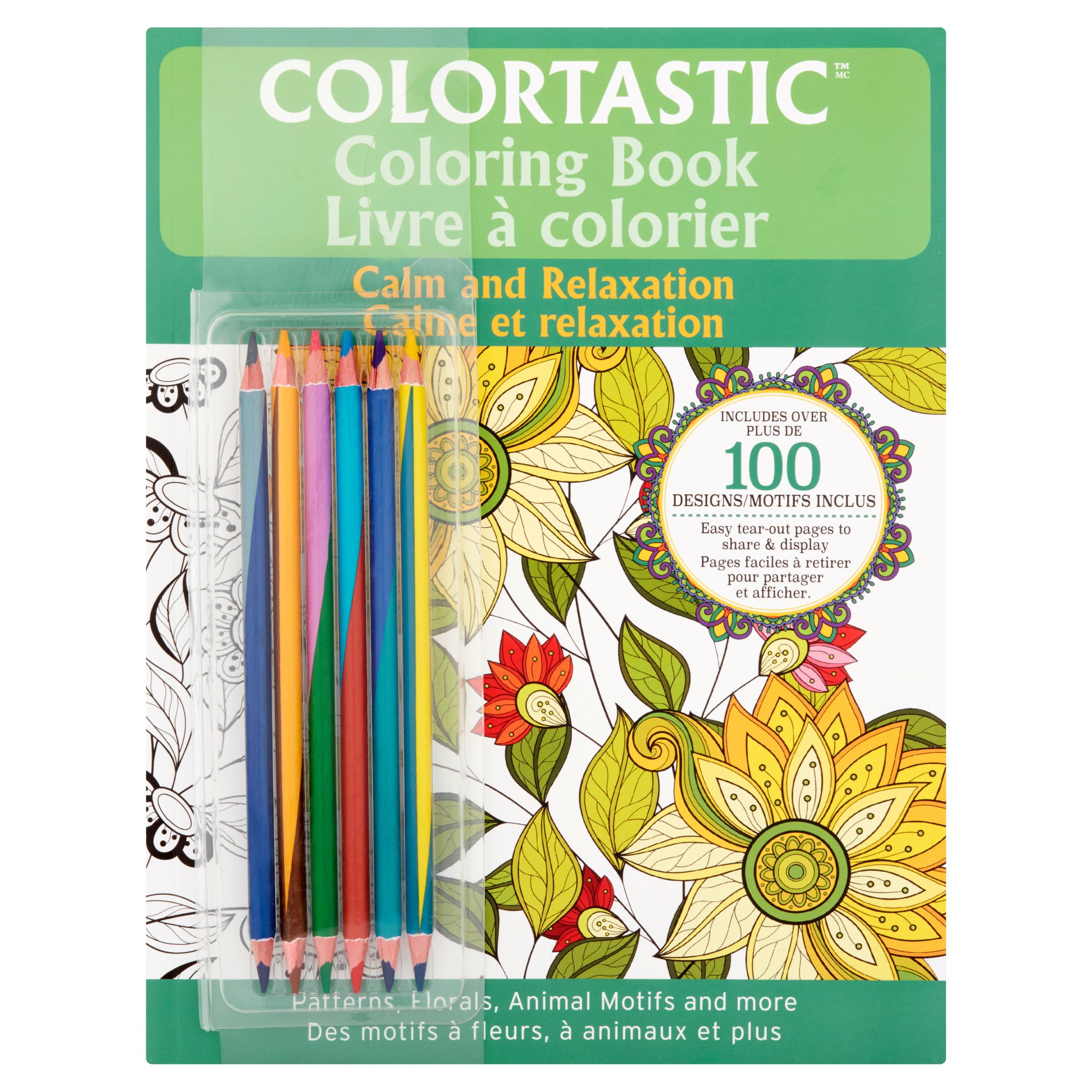 Colortastic Relaxation Coloring Book for Grown Ups and Adults by