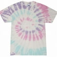 thumbnail image 1 of Colortone 100% Cotton Tie Dye Shirt for Women and Men, 2X-Large, Acadia, 1 of 6