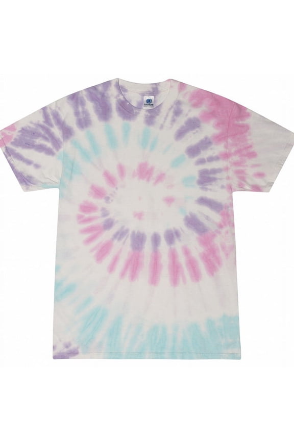 100% Cotton Tie Dye Shirt for Women and Men, 2X-Large, Acadia