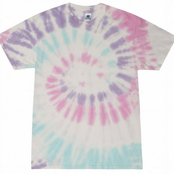 Colortone 100% Cotton Tie Dye Shirt for Women and Men, 3X-Large, Acadia