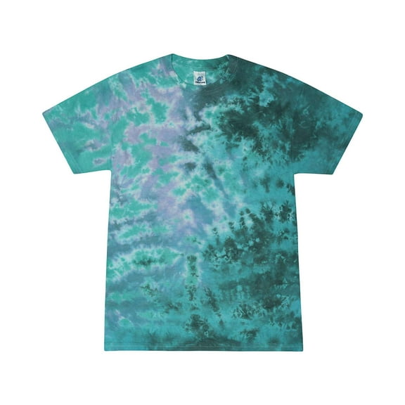 Colortone 100% Cotton Tie Dye Shirt for Women and Men, 3X-Large, Zero G