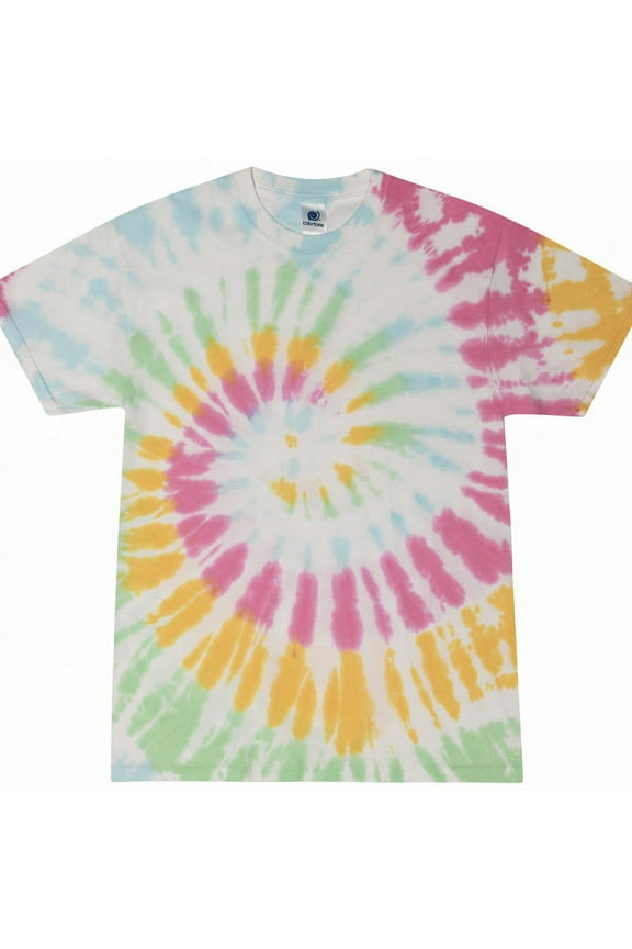 Colortone 100% Cotton Tie Dye Shirt for Women and Men, Medium, Yosemite