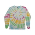 thumbnail image 1 of Colortone B12702123 Youth Tie-Dyed Long Sleeve T-Shirt, Yosemite - Small, 1 of 7