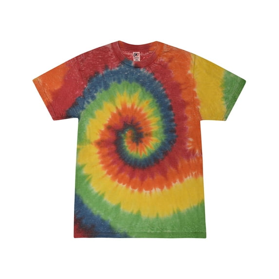 Colortone Festival Tie Dye Burnout T-Shirts Adult Unisex Men Cotton 100%
