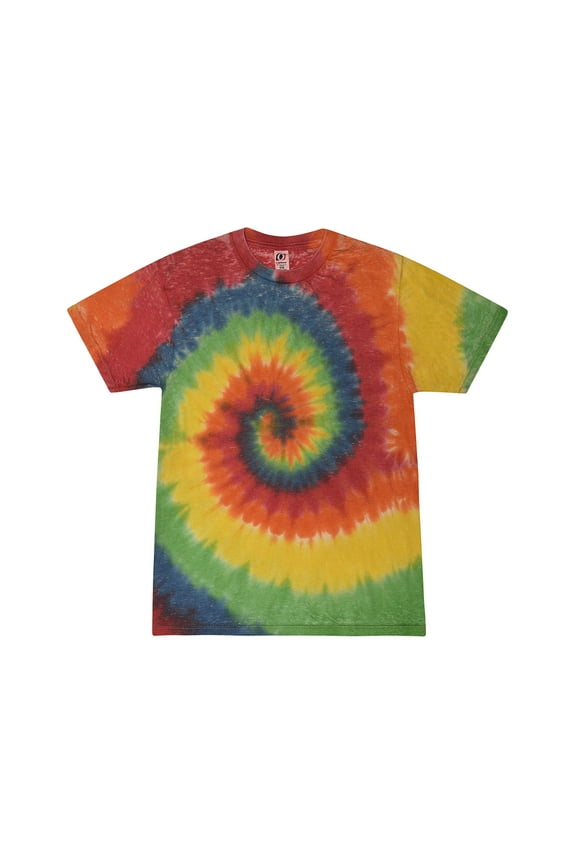 Festival Tie Dye Burnout T-Shirts Adult Unisex Men Cotton 100%