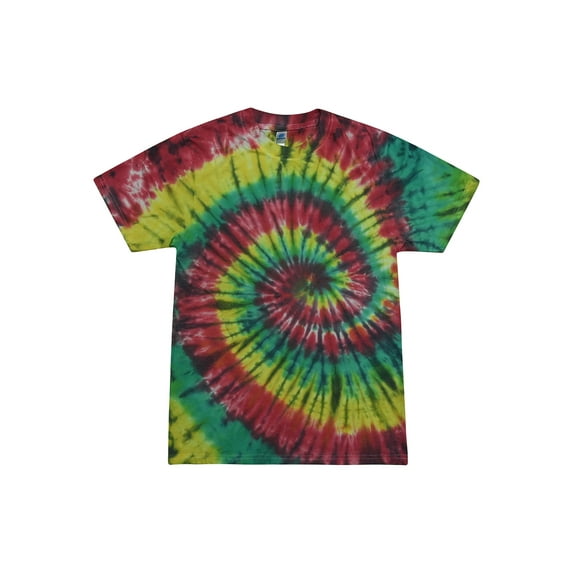 Colortone Festival Tie Dye Burnout T-Shirts Adult Unisex Men Cotton