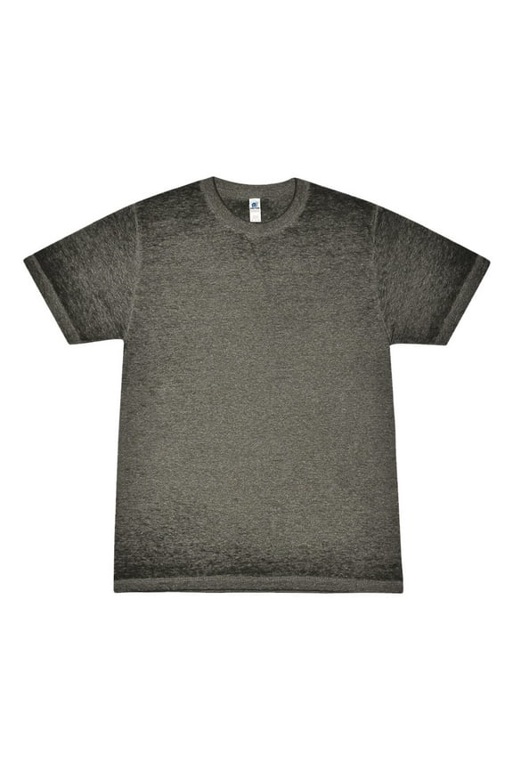 Colortone Mens Acid Wash Burnout T-Shirt, XL, Twilight Black