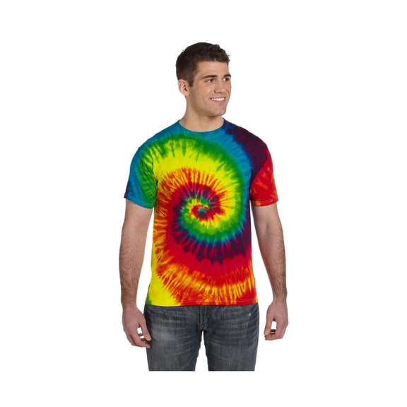 Colortone Multi Color Tie Dye Adult Tee, Style T1001
