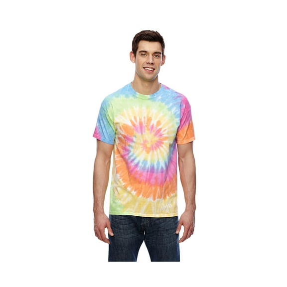 Colortone Multi Color Tie Dye Adult Tee, Style T1001