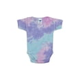 thumbnail image 1 of Colortone Tie-Dye Baby Bodysuit, Infant Creeper Multi-Color Unisex 6M to 24M, 1 of 3