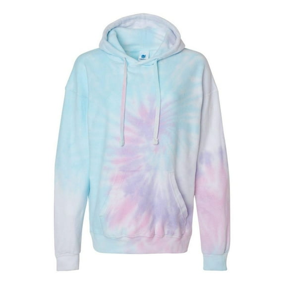 Colortone Tie Dye Cloud Fleece Hoodie for Women and Men, Unicorn, X-Large