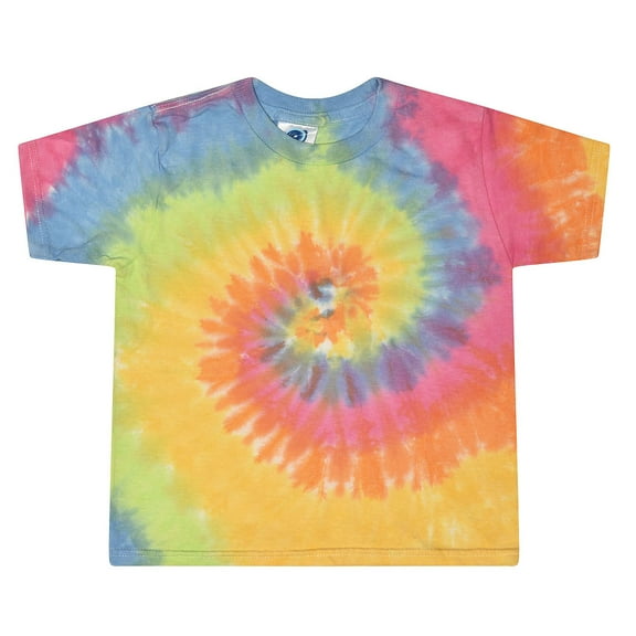 Colortone Tie Dye Cropped T-Shirts Women Sizes XS to XL Casual Cotton