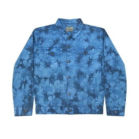Colortone Tie Dye Denim Jacket, Multicolor, Adult Sizes, loose fit, Sizes Small to 2X