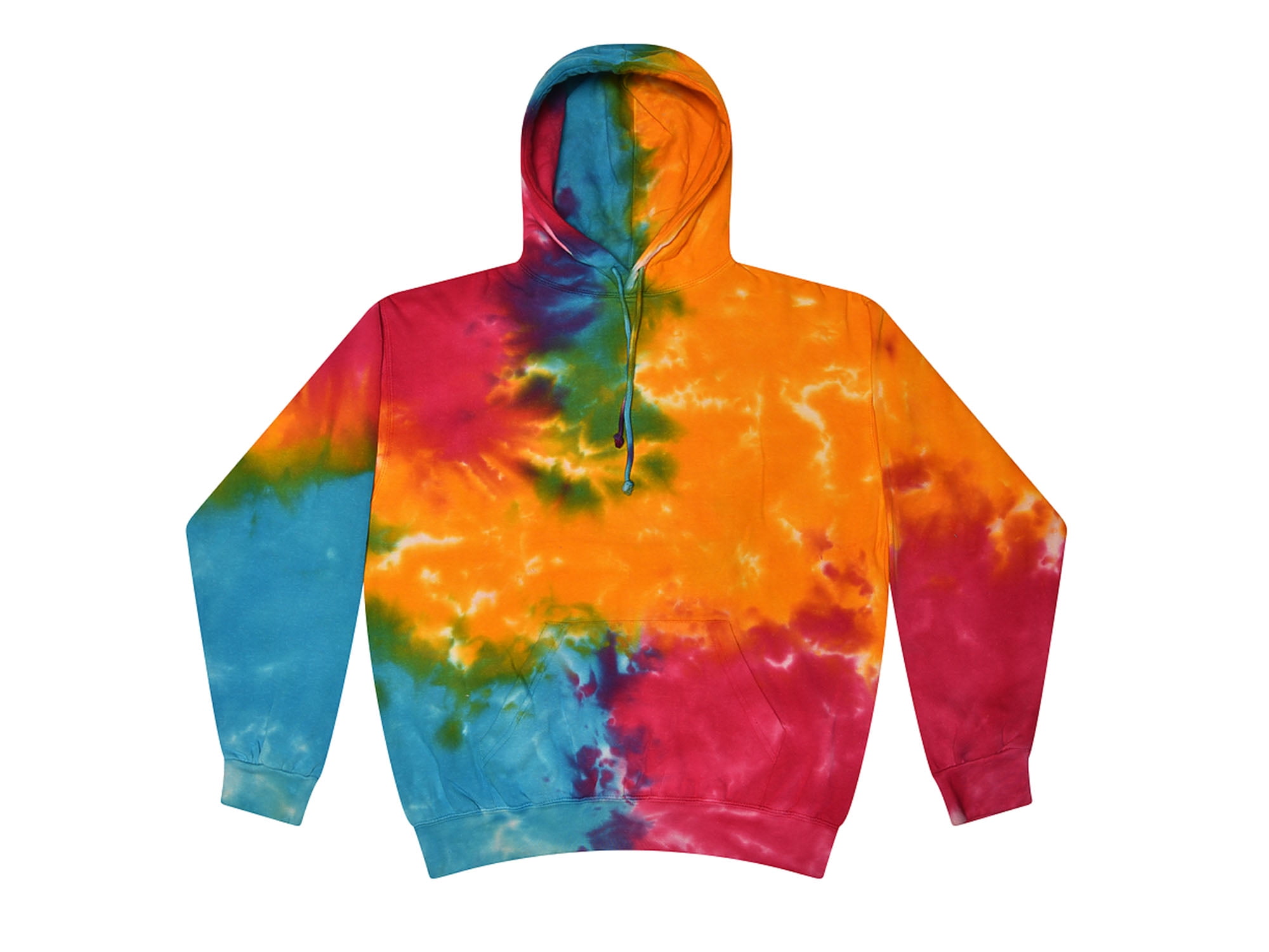 Colortone Tie Dye Hoodies Multicolor Adult S to 3XL Men