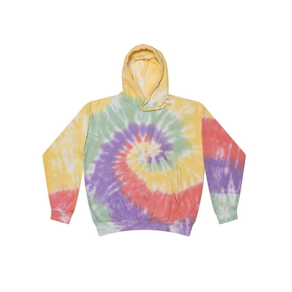 Colortone Tie Dye Hoodies Multicolor Kids Junior Unisex