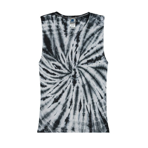 Colortone Tie-Dye Ladie Muscle Tank Multicolor Women Size XS to 2X Cotton