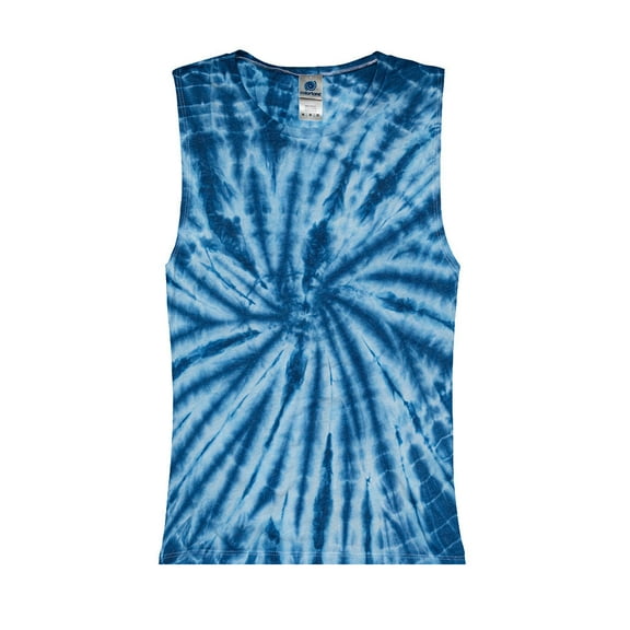 Colortone Tie-Dye Ladie Muscle Tank Multicolor Women Size XS to 2X Cotton