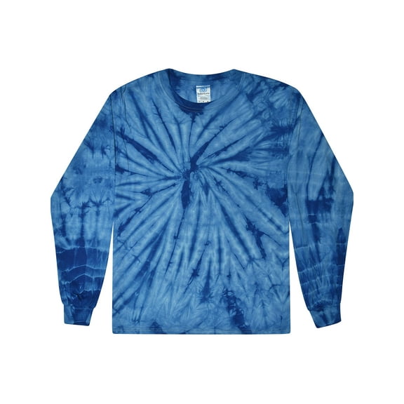 Colortone Tie Dye Long Sleeve Shirt Kids Juniors Sizes XS to L