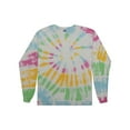 thumbnail image 1 of Colortone Tie-Dye Long Sleeve Shirts Juniors Sizes XS to L, 1 of 4
