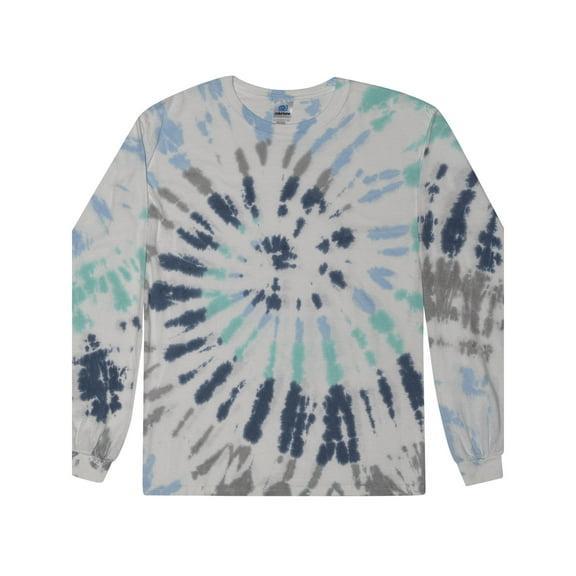 Colortone Tie-Dye Long Sleeve Shirts Juniors Sizes XS to L