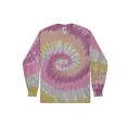 thumbnail image 1 of Colortone Tie-Dye Long Sleeve Shirts Juniors Sizes XS to L, 1 of 4