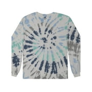 Colortone Tie-Dye Long Sleeve T-Shirts Men Adult S to 3XL