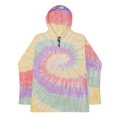 thumbnail image 1 of Colortone Tie-Dye Multicolor Long Sleeve Hoodies Adult Men Unisex, 1 of 4