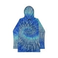 thumbnail image 1 of Colortone Tie-Dye Multicolor Long Sleeve Hoodies Adult Men Unisex, 1 of 4