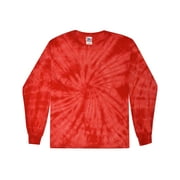 Colortone Tie-Dye Plain Colors Long Sleeve Shirts Men Adult S to 3XL