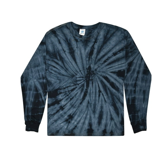Colortone Tie-Dye Plain Colors Long Sleeve Shirts Men Adult S to 3XL