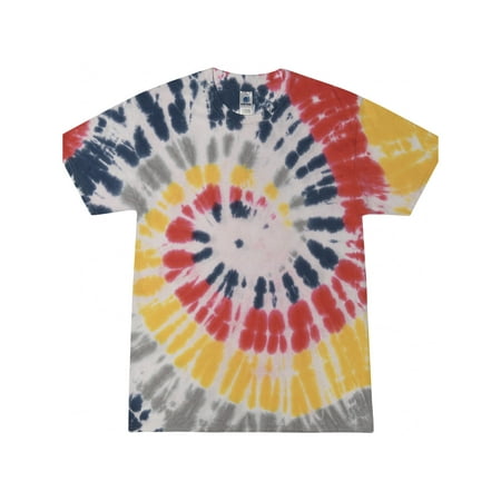 Colortone Tie-Dye T-Shirts Cotton Kids Unisex Junior Multi-Color price history and forecast - Colortone 1000