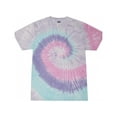 thumbnail image 1 of Colortone Tie-Dye T-Shirts Cotton Kids Unisex Junior Multi-Color, 1 of 4