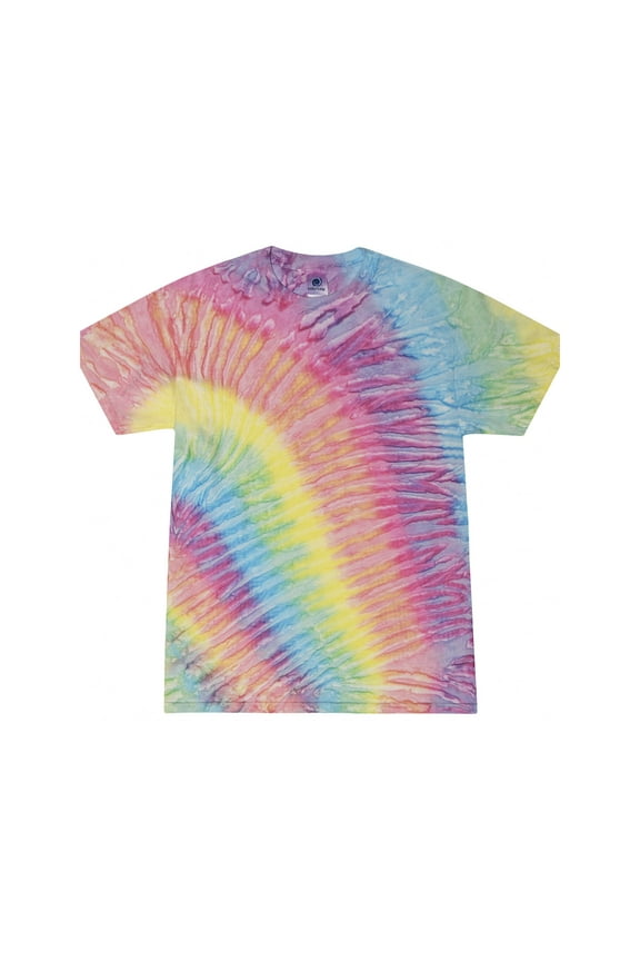 Tie-Dye T-Shirts Cotton Kids Unisex Junior Multi-Color