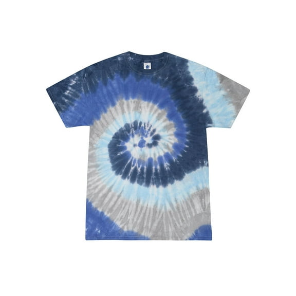 Colortone Tie-Dye T-Shirts Cotton Kids Unisex Junior Multi-Color