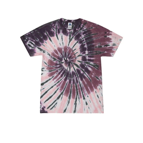 Colortone Tie Dye T-Shirts Multicolor Spiral Boys and Girls Sizes Cotton
