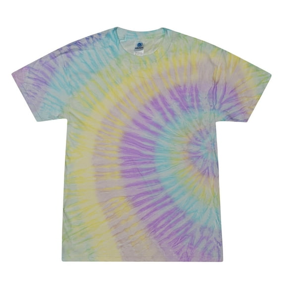Colortone Tie Dye T-Shirts Pastel Colors Kids Juniors Unisex Cotton 100%