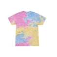 thumbnail image 1 of Colortone Tie Dye T-Shirts Pastel Colors Kids Juniors Unisex Cotton 100%, 1 of 3